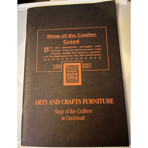 Vintage Catalog: Shop of the Crafter Creed: Arts & Crafts Furniture (Cincinnati)